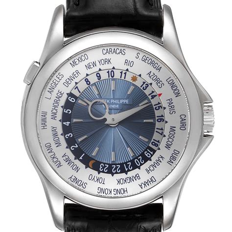 patek philippe world time with date|Patek Philippe world time 5130.